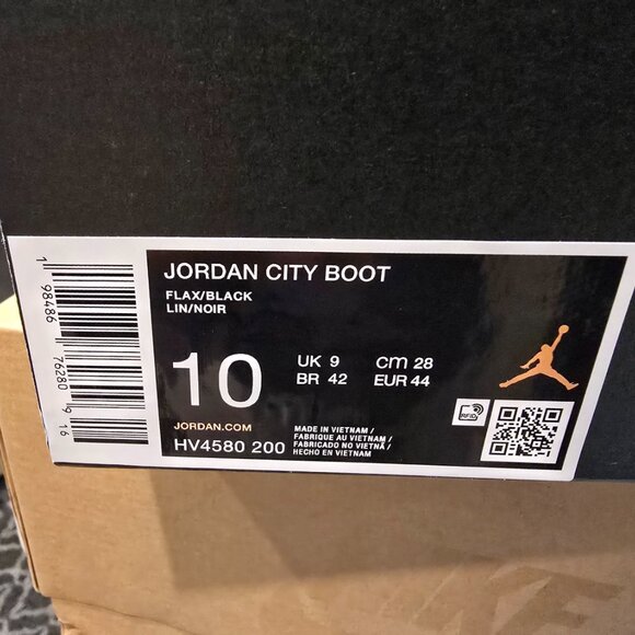 Nike Jordan City Boot Flax/Black HV4580-200 Men's Size 10 US NEW 2025 WINTER - Picture 5 of 16